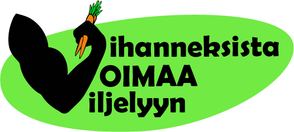 Vihanneksista voimaa viljelyyn -hankkeen logo